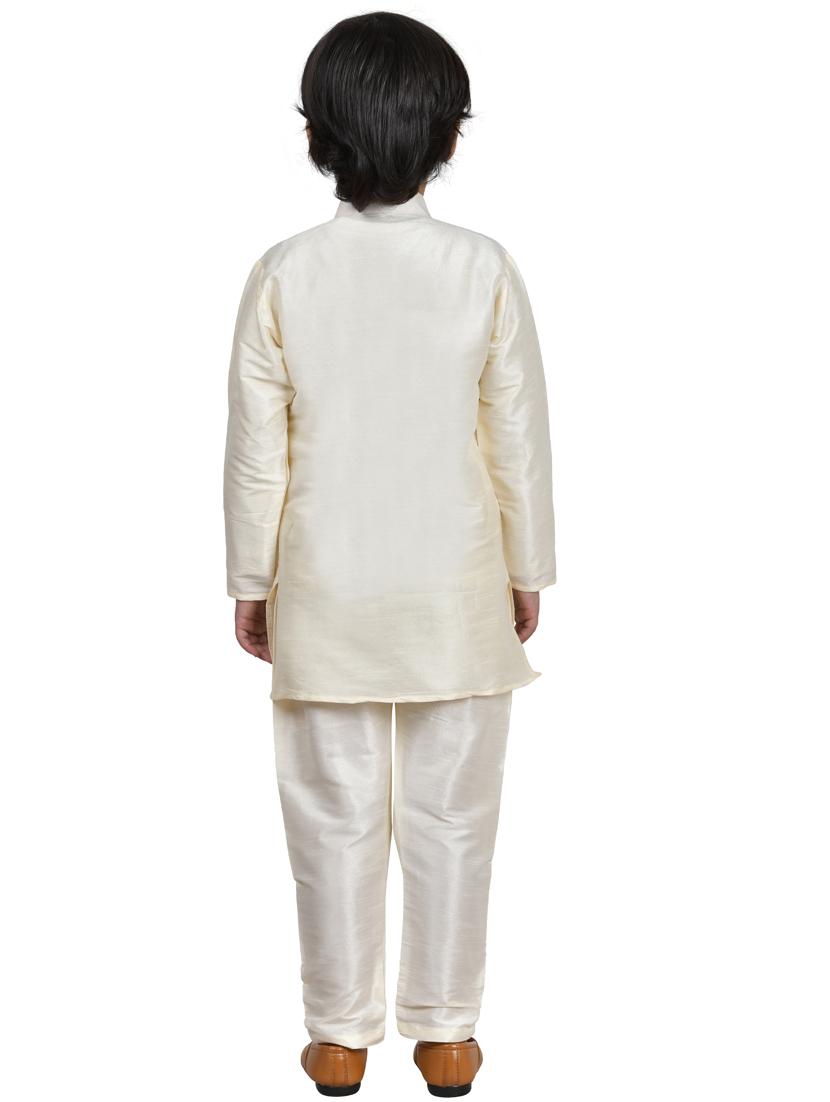 boys solid kurta pajama set - 20057481 - Standard Image - 2