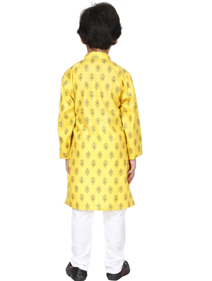 boys printed kurta pajama set - 20057569 - Standard Image - 2