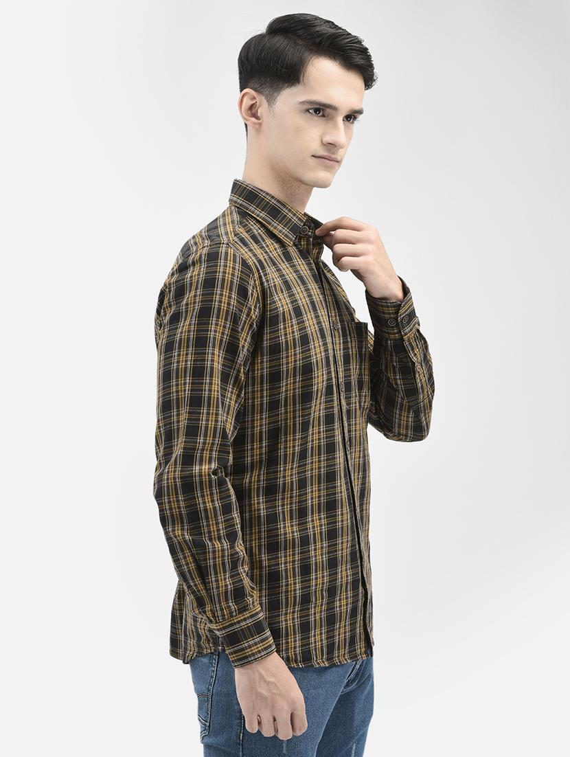 mens checks casual shirt - 20059130 - Standard Image - 2
