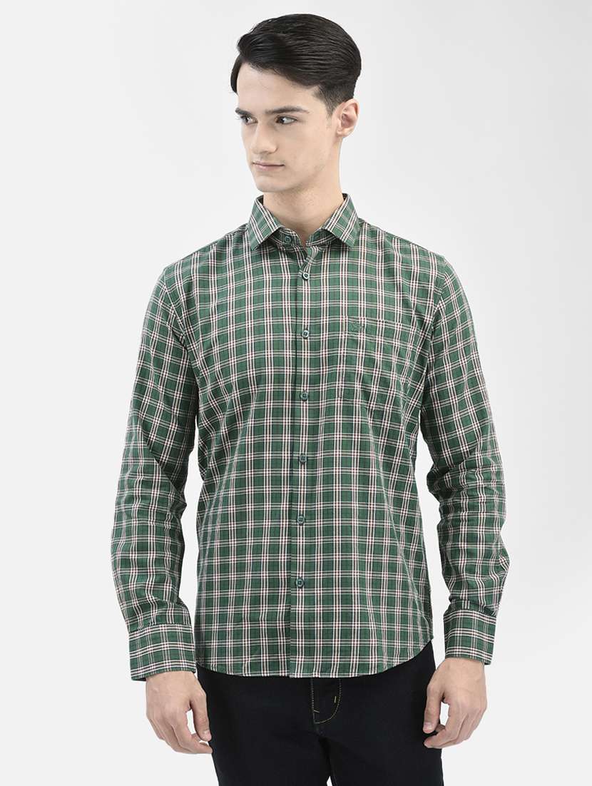 mens checks casual shirt