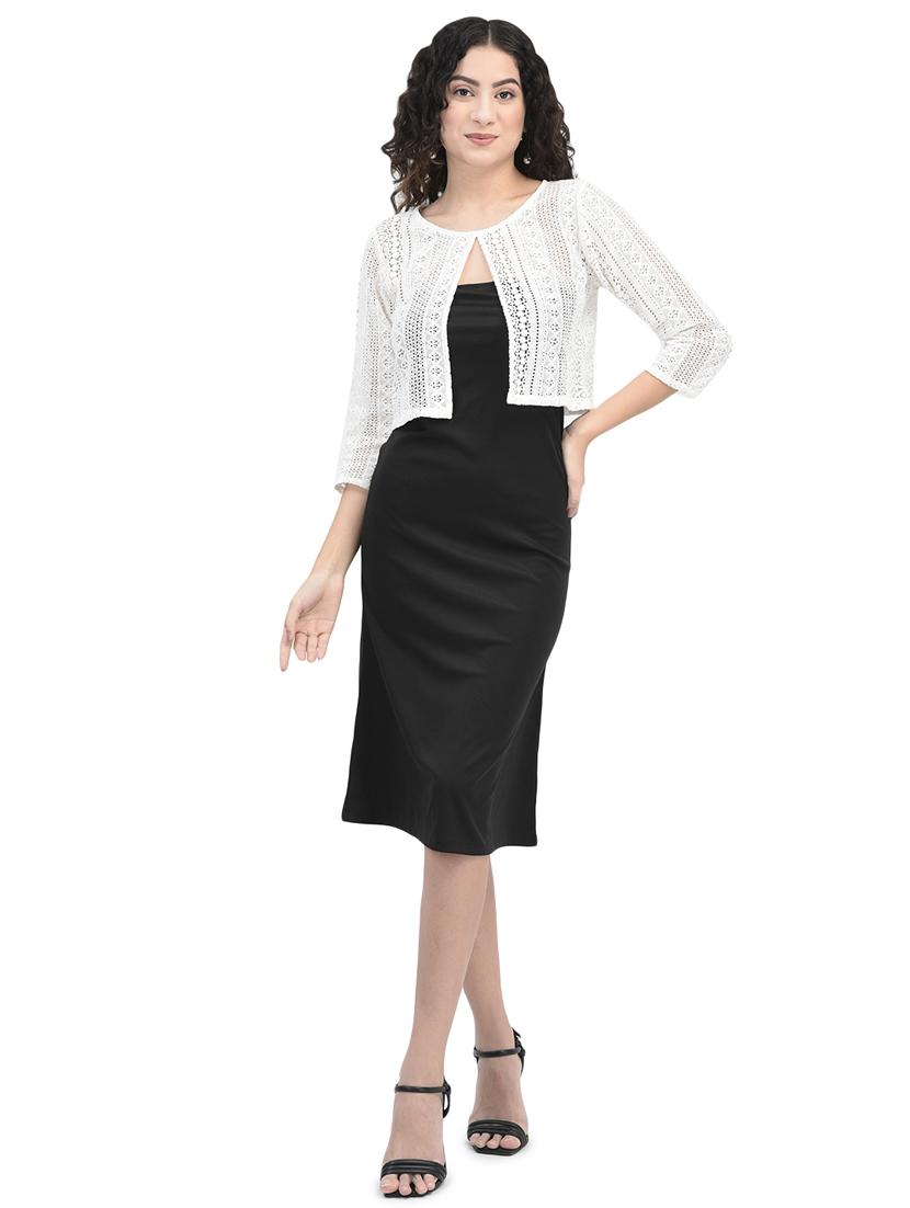 women's layered knee length dress - 20059963 -  Zoom Image - 0