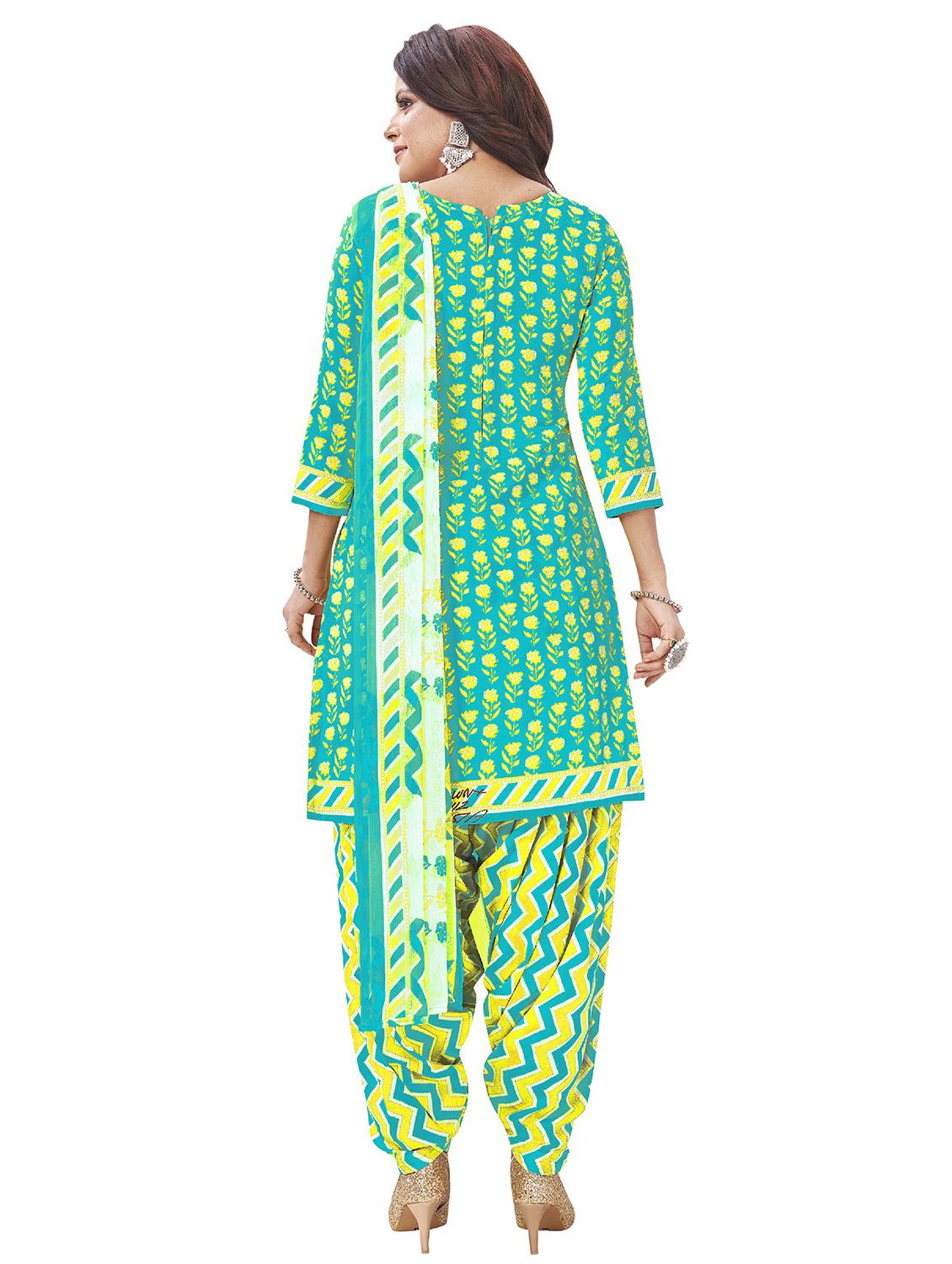 women printed unstitched suit set - 20059978 - Standard Image - 2