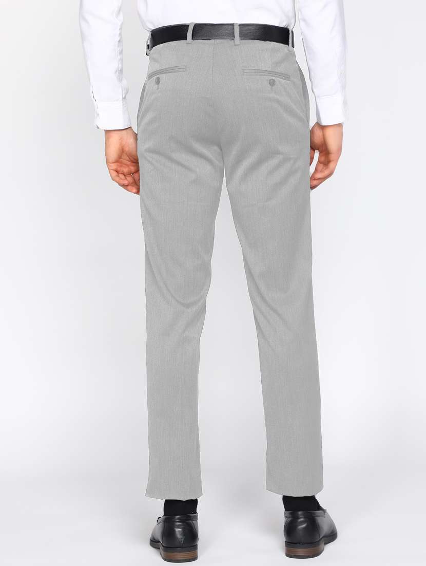 streetvibes regular fit men grey trousers - 20060281 -  Standard Image - 2