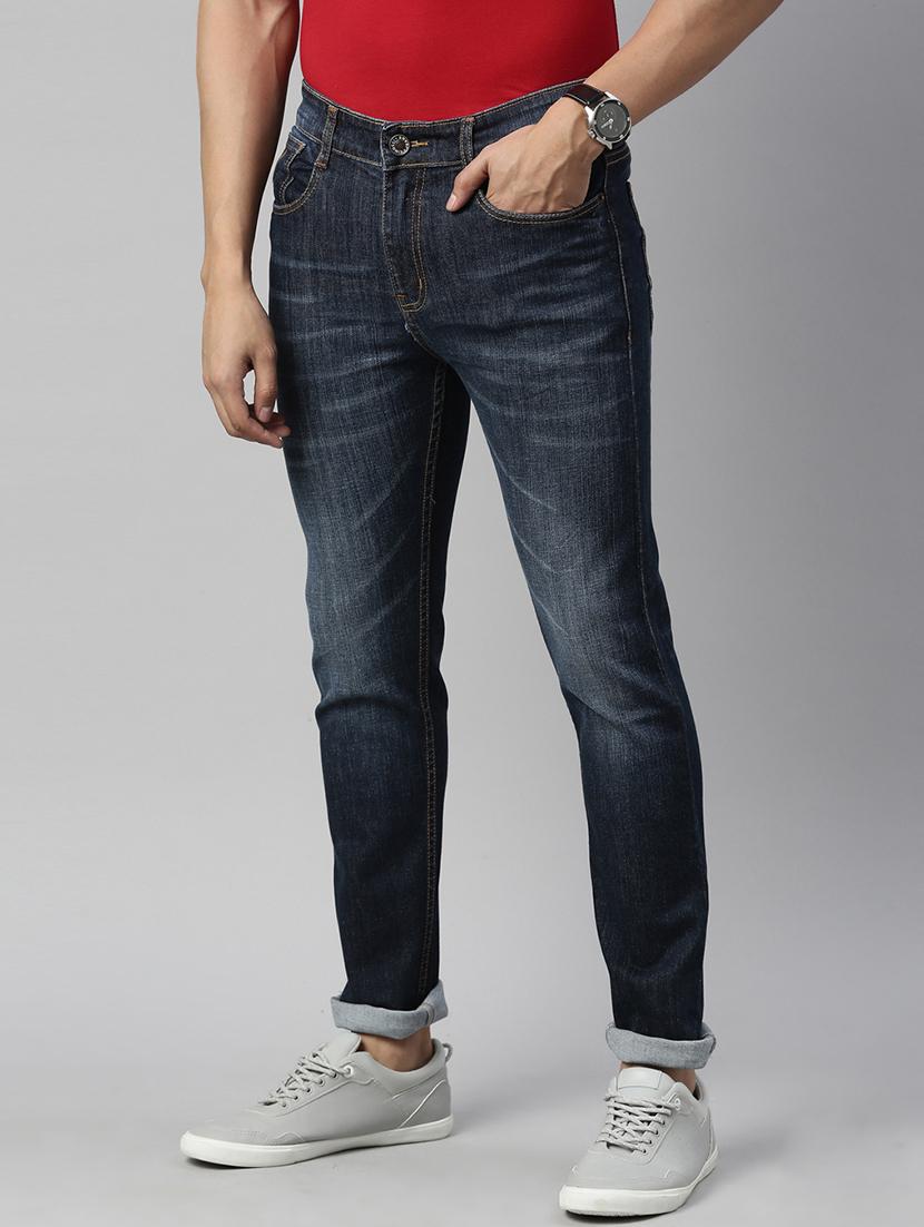 mens slim fit plain jeans - 20060299 - Standard Image - 2