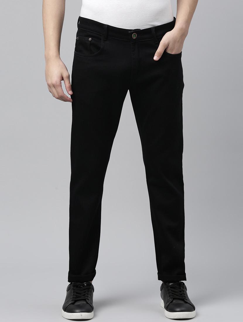 men solid mid rise jeans - 20060326 -  Zoom Image - 0