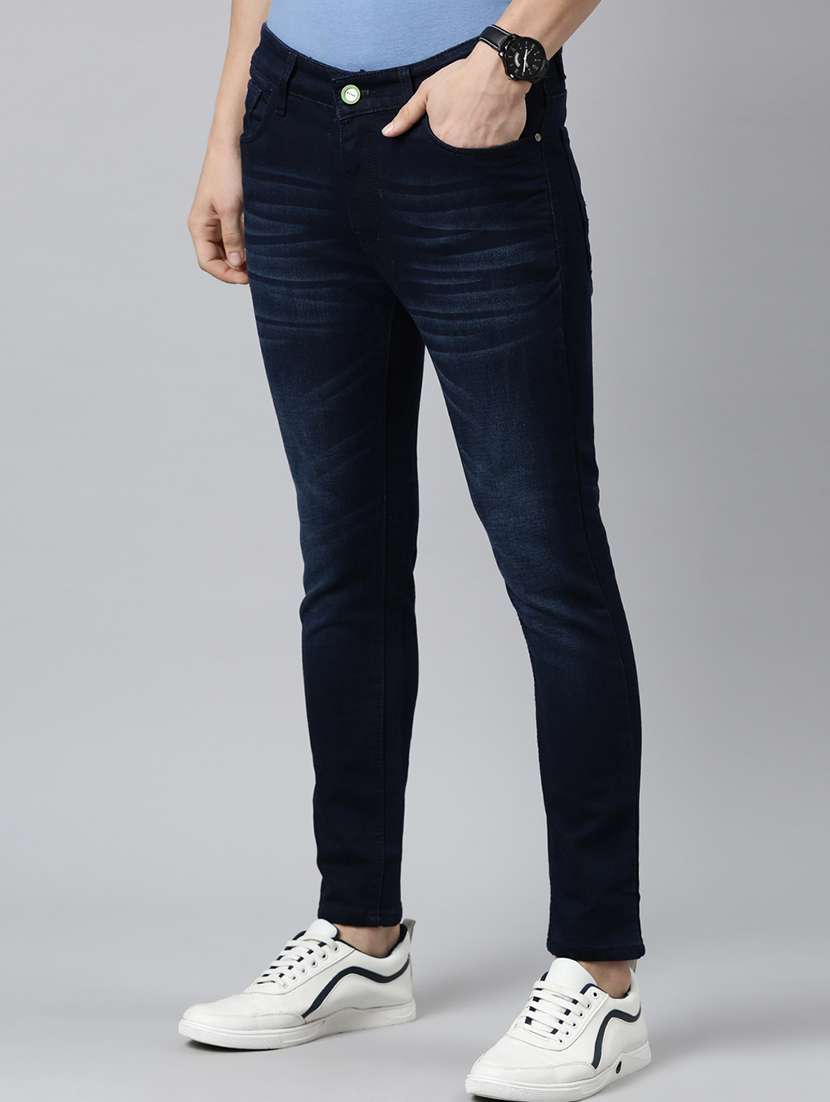 cinocci mens mid rise washed jeans - 20060356 -  Standard Image - 2