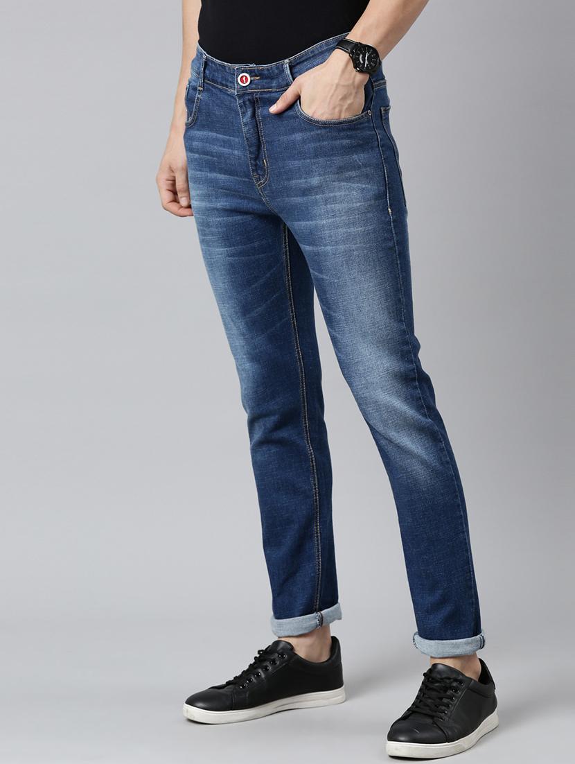 mens slim fit plain jeans - 20060368 - Standard Image - 2