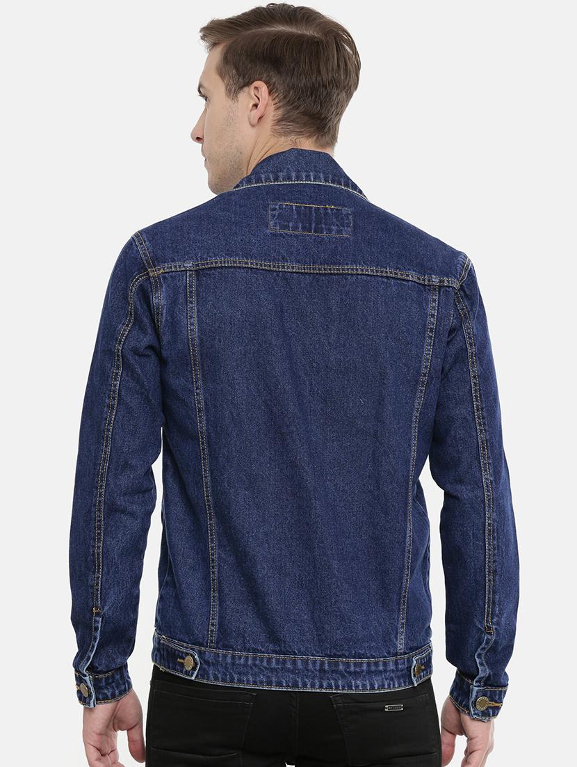 blue washed denim jacket - 20061599 - Standard Image - 2