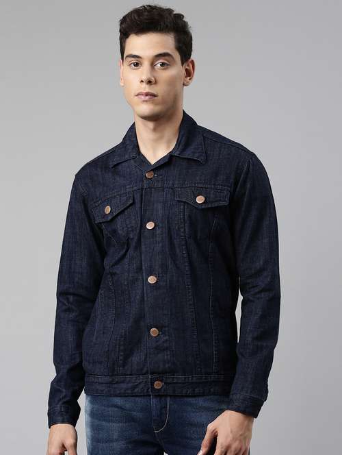 blue washed denim jacket - 20061601 - Standard Image - 0