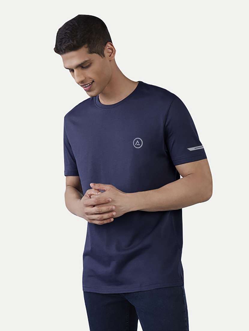navy blue polyester tshirt