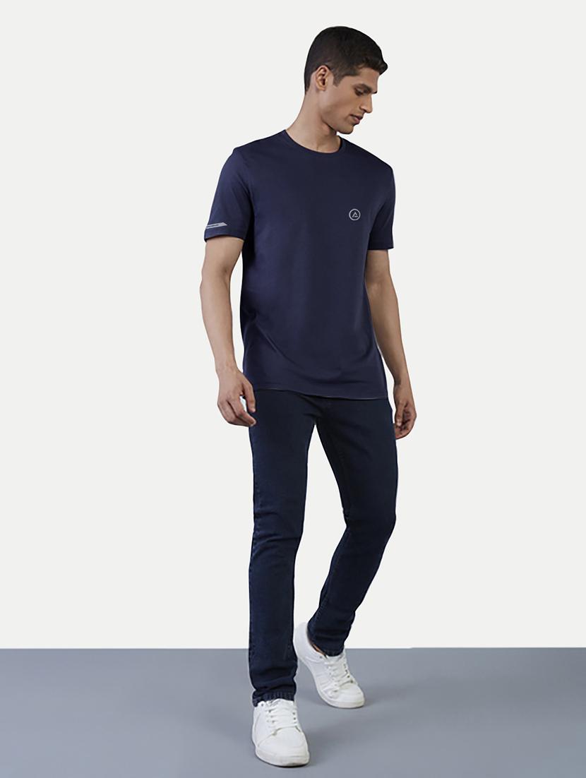 navy blue polyester tshirt - 20067415 - Standard Image - 2