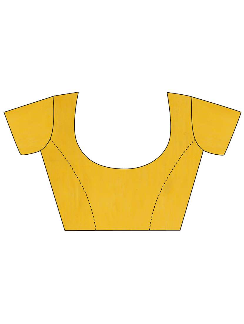 yellow jamdani saree with blouse - 20067753 - Standard Image - 2