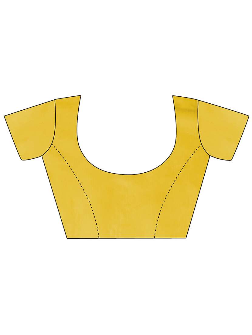 yellow jamdani saree with blouse - 20067766 - Standard Image - 2