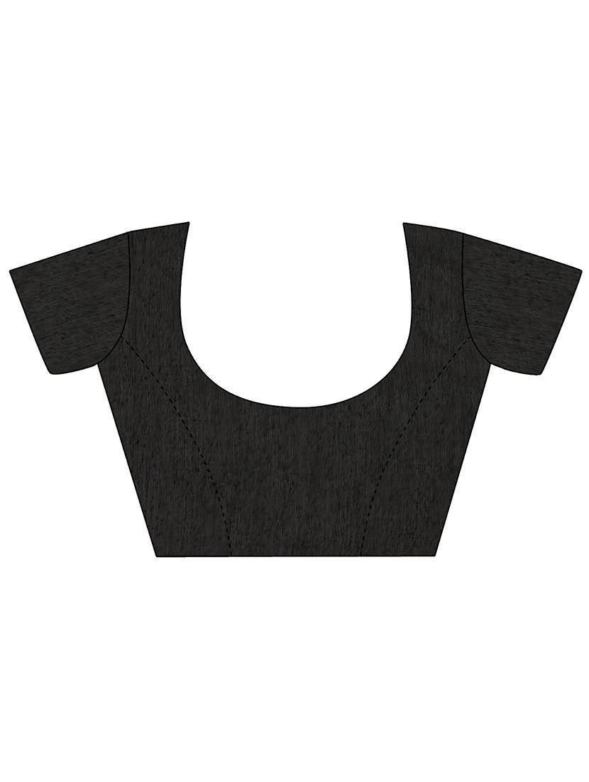 black jamadani saree with blouse - 20067788 - Standard Image - 2