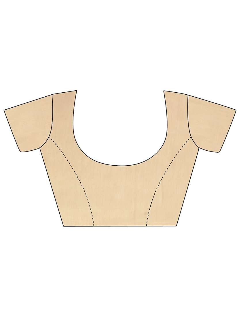 beige jamdani saree with blouse - 20067792 -  Standard Image - 2