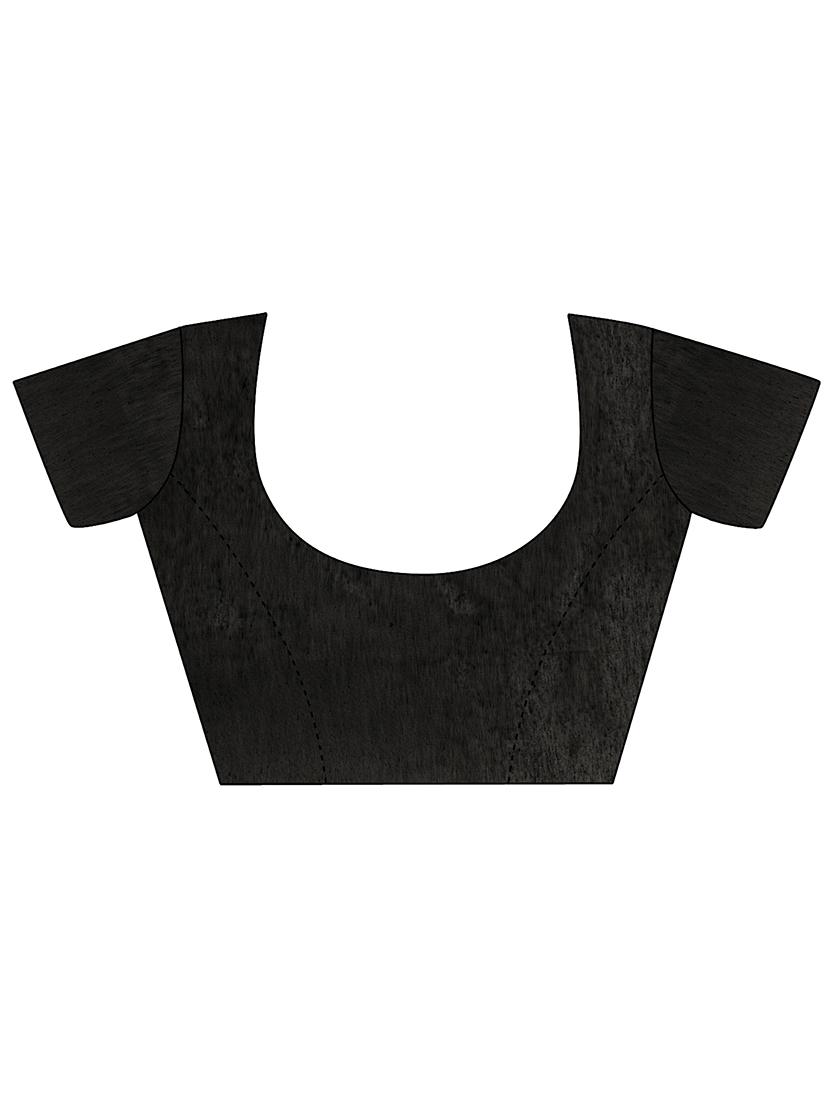black jamadani saree with blouse - 20067939 - Standard Image - 2
