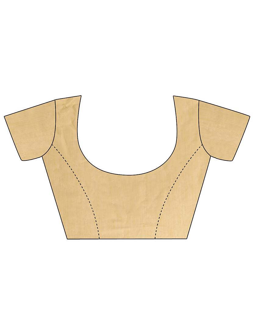 beige silk banarasi saree with blouse - 20067995 - Standard Image - 2