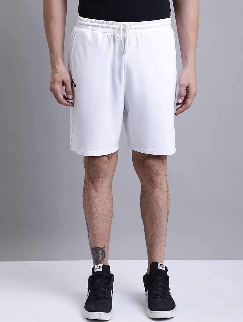 white cotton shorts