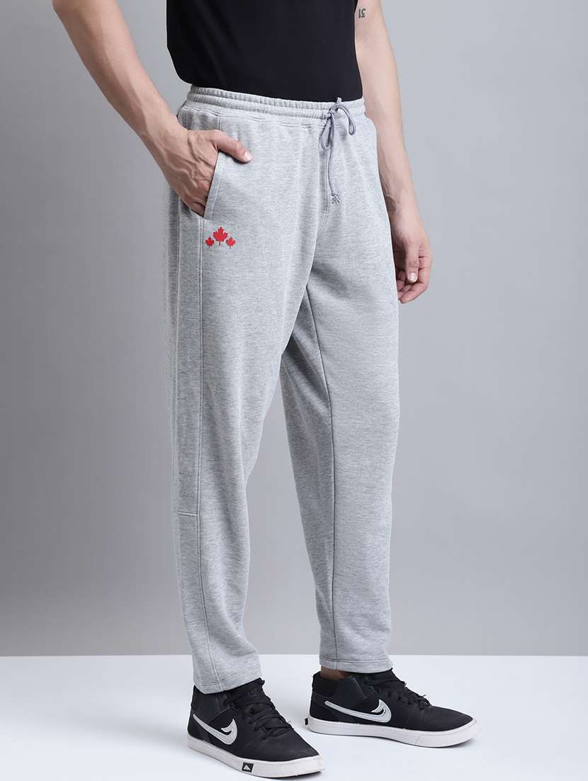 solid full length regular track pant - 20068395 -  Standard Image - 2