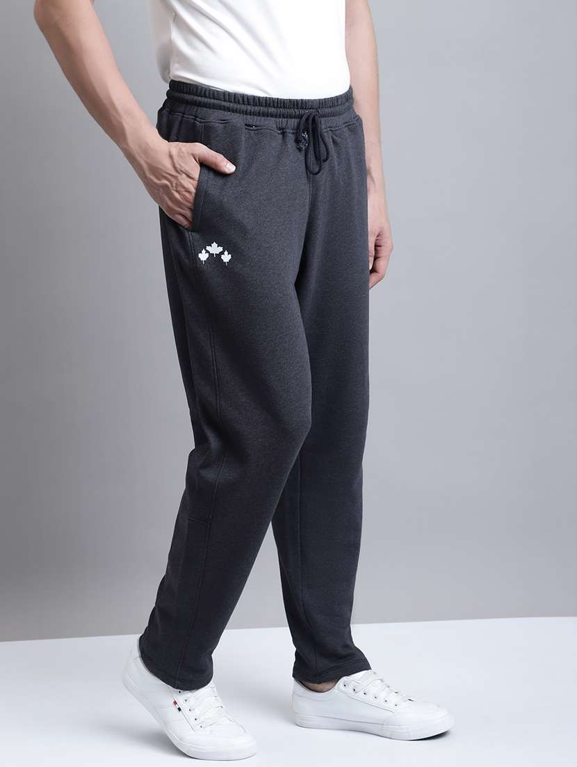 solid full length regular track pant - 20068397 -  Standard Image - 2