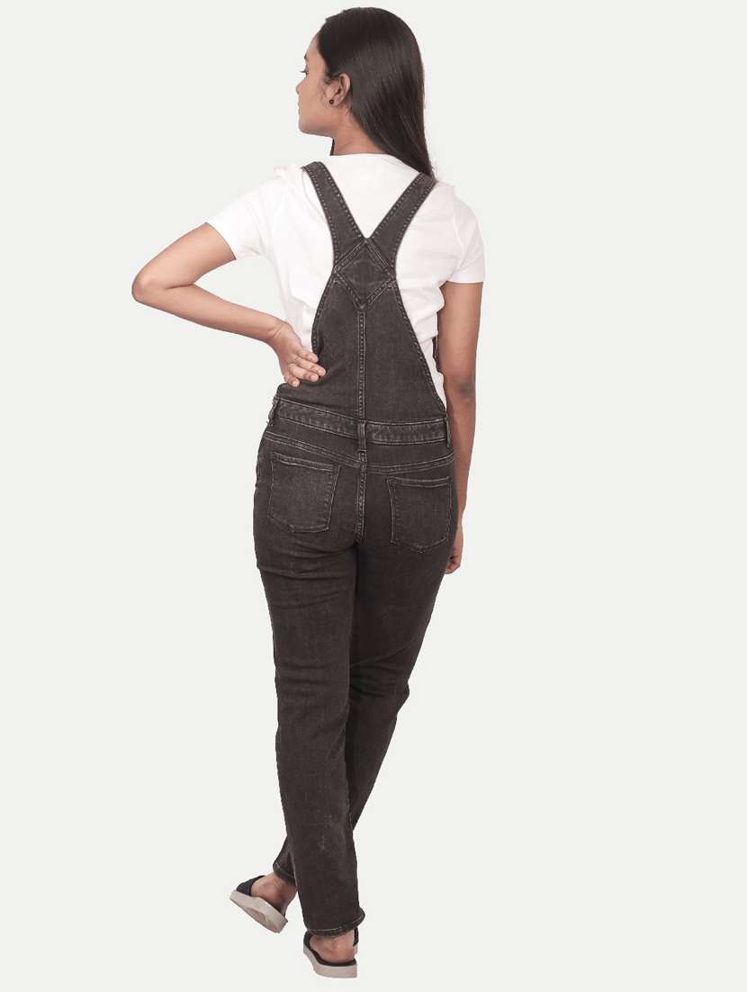 girls cotton dungaree jump suit - 20069278 -  Standard Image - 2