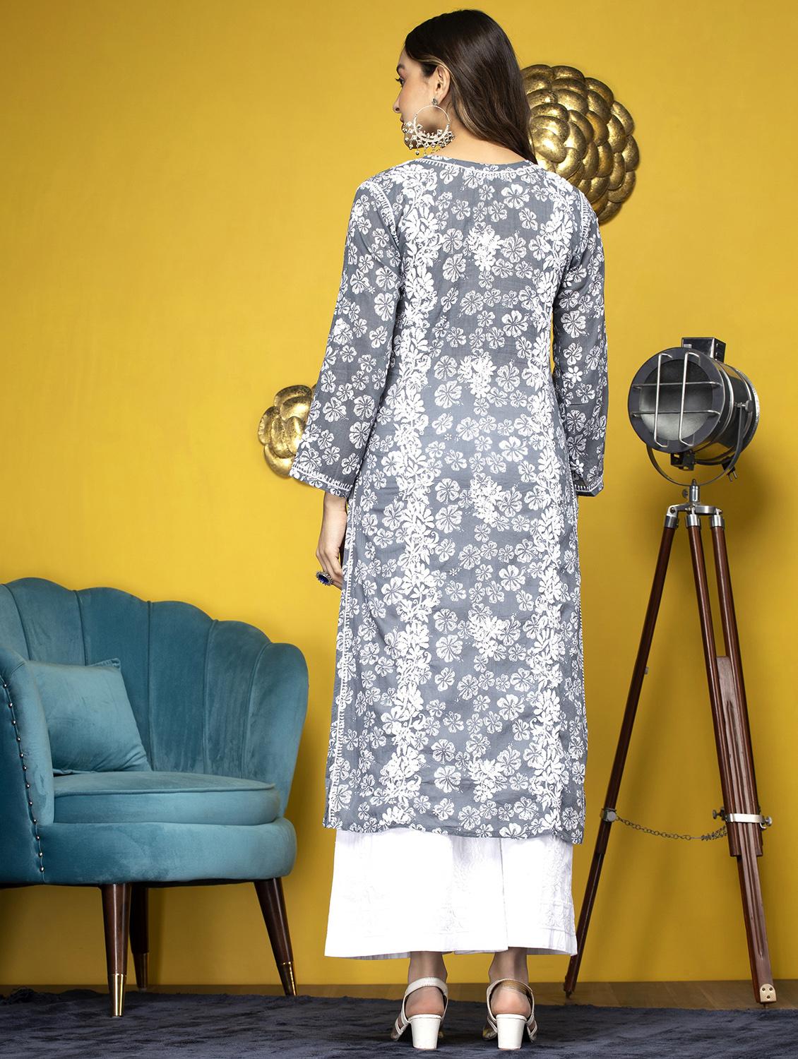 women's straight kurta - 20070308 - Standard Image - 2