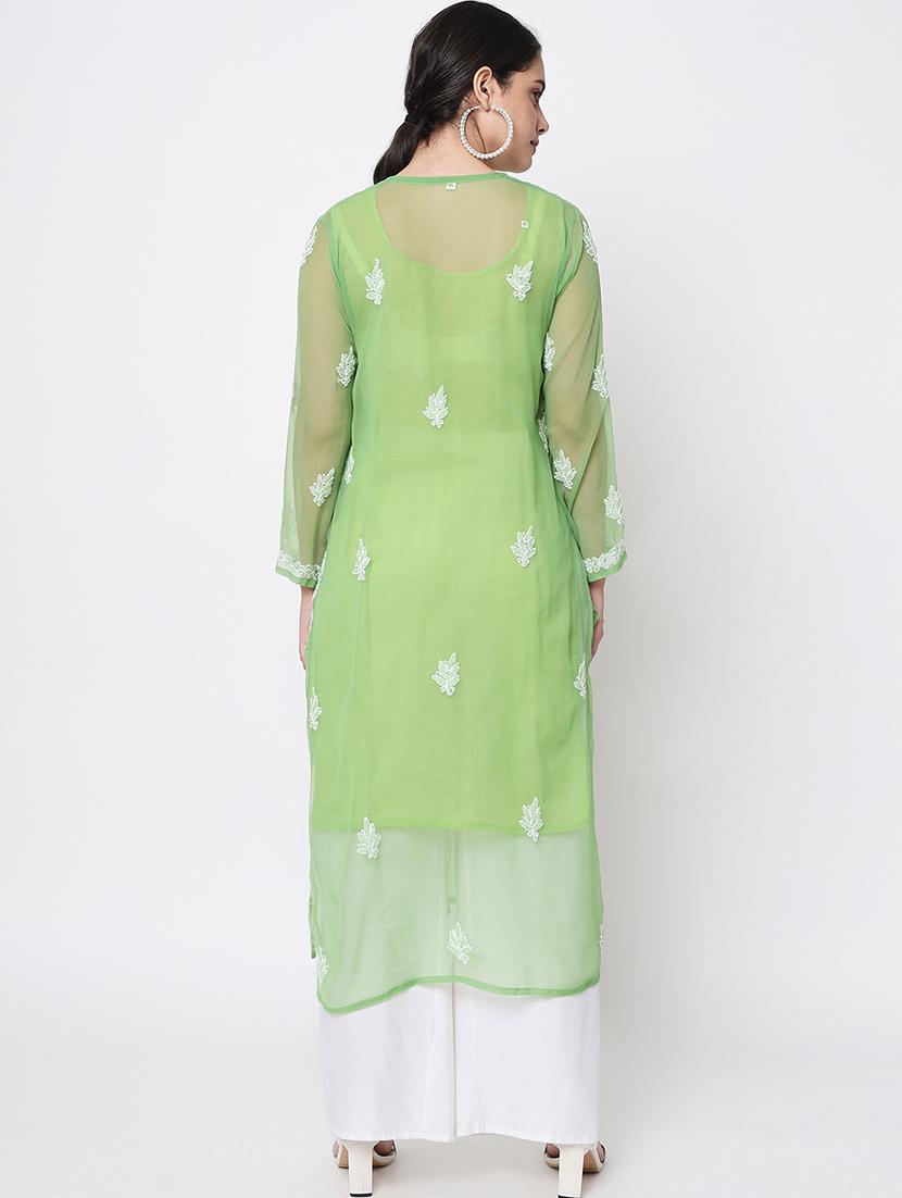 women's straight kurta - 20070400 - Standard Image - 2