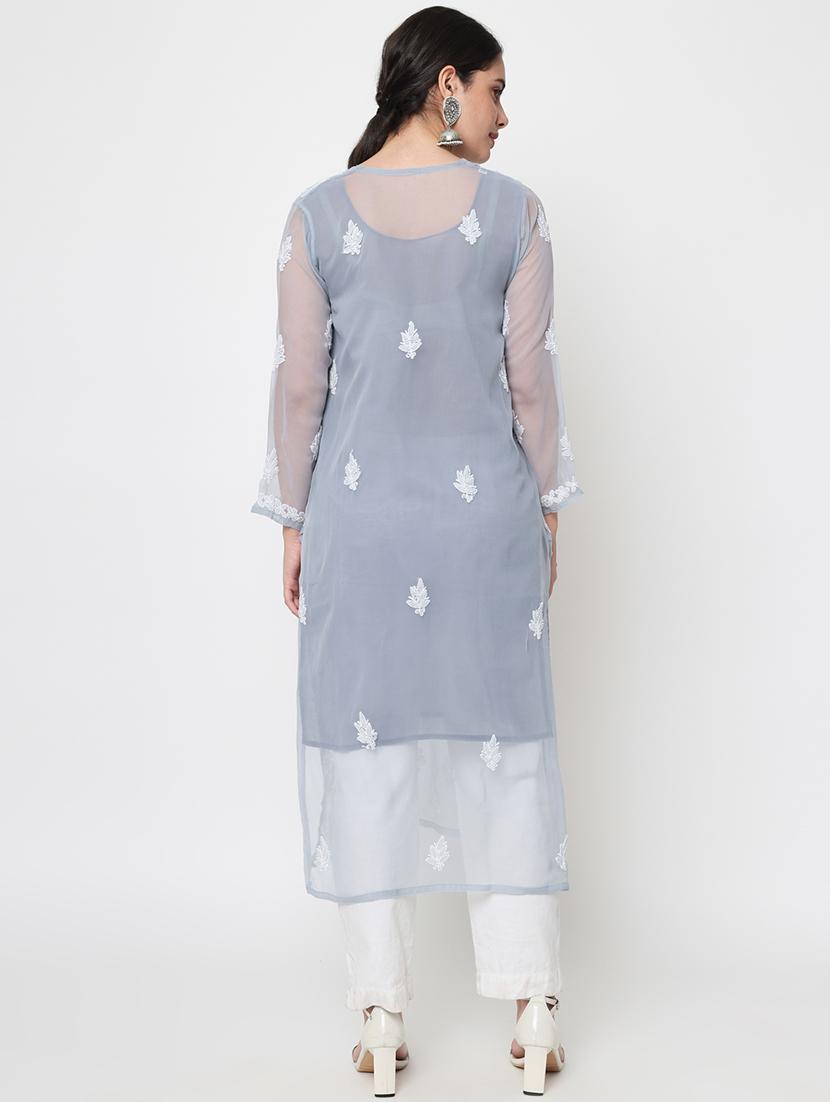 women's straight kurta - 20070401 - Standard Image - 2