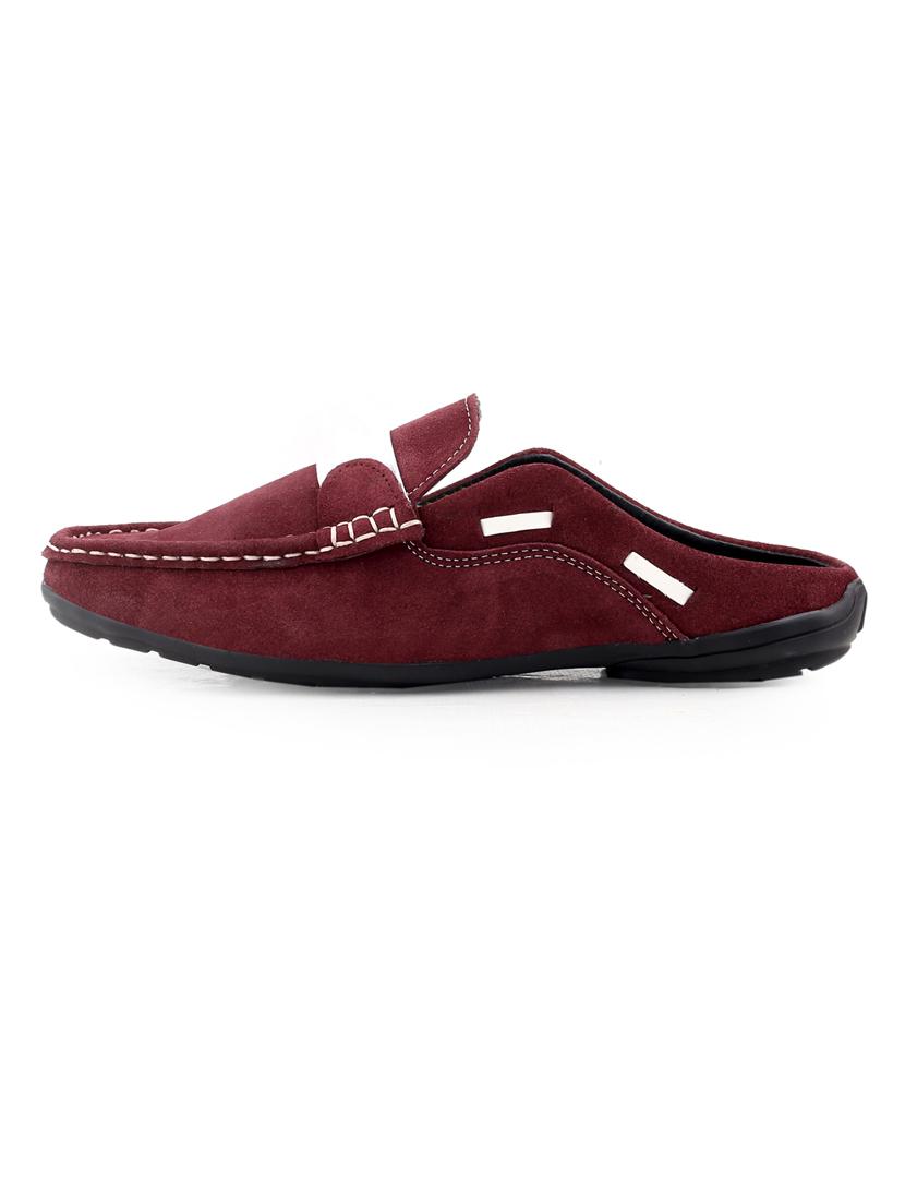 red solid slip-on mules - 20070542 - Standard Image - 2