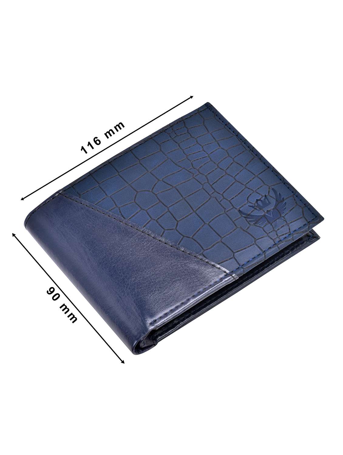 blue leatherette wallet - 20072462 -  Standard Image - 2