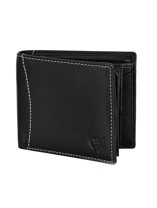 black leatherette wallet - 20072465 - Standard Image - 0