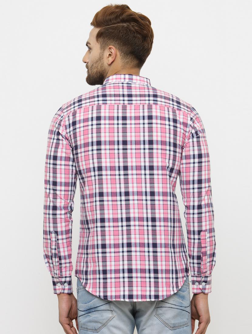 multi colored checkered casual shirt - 20072650 - Standard Image - 2