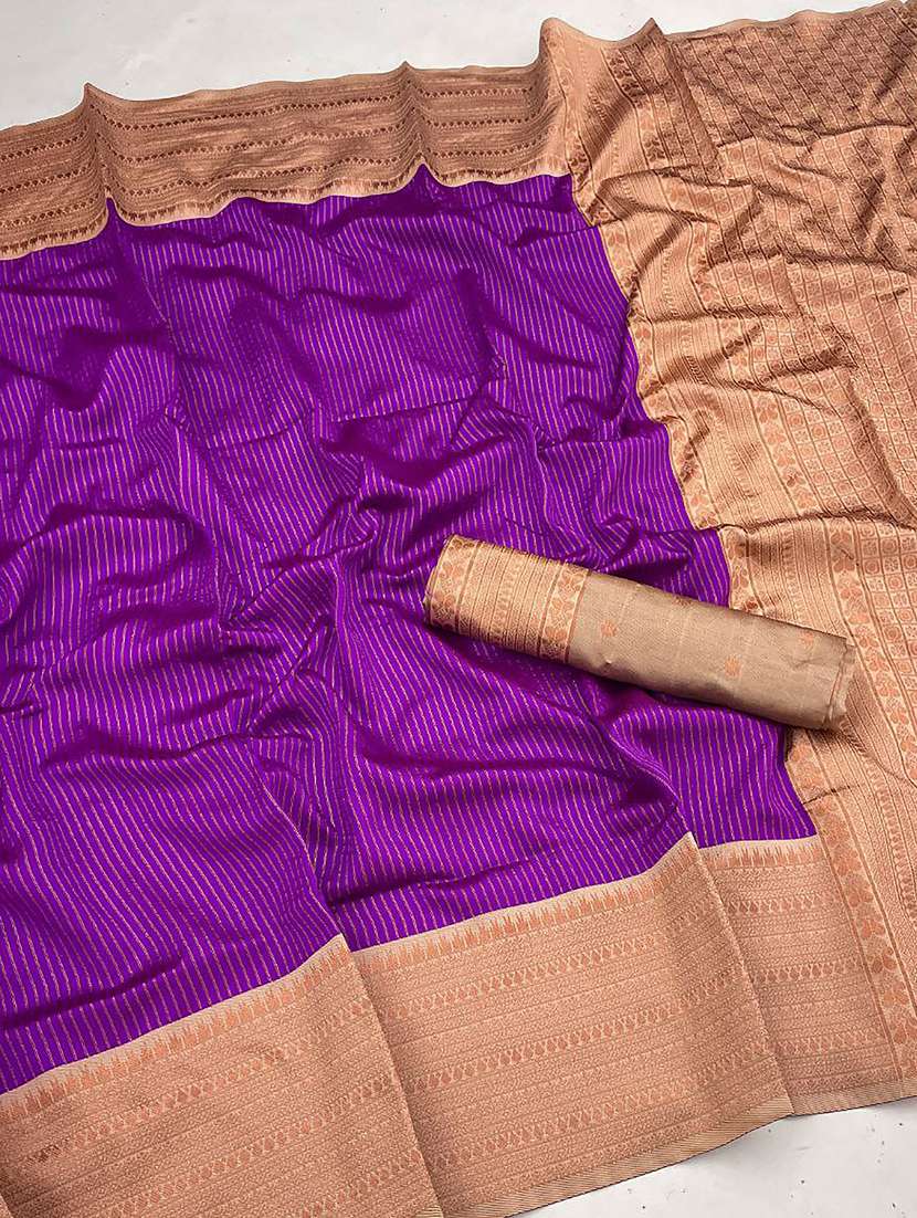 Women's Banarasi Saree With Blouse - 20073349 -  Standard Image - 2