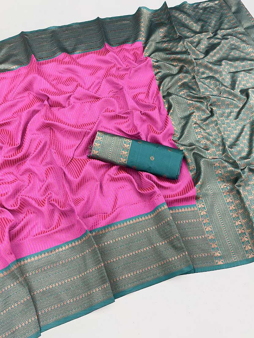 Women's Banarasi Saree With Blouse - 20073351 -  Standard Image - 2
