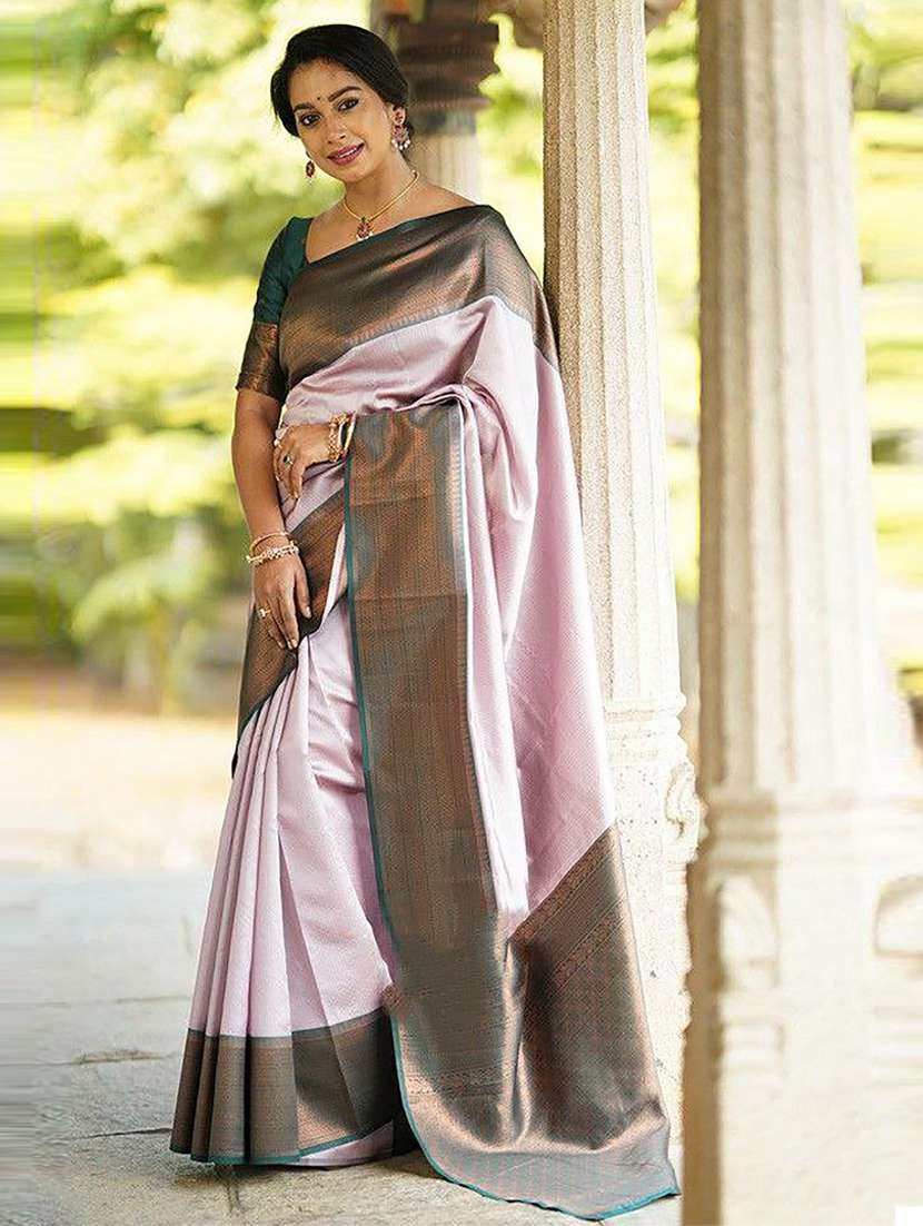 women's banarasi saree with blouse