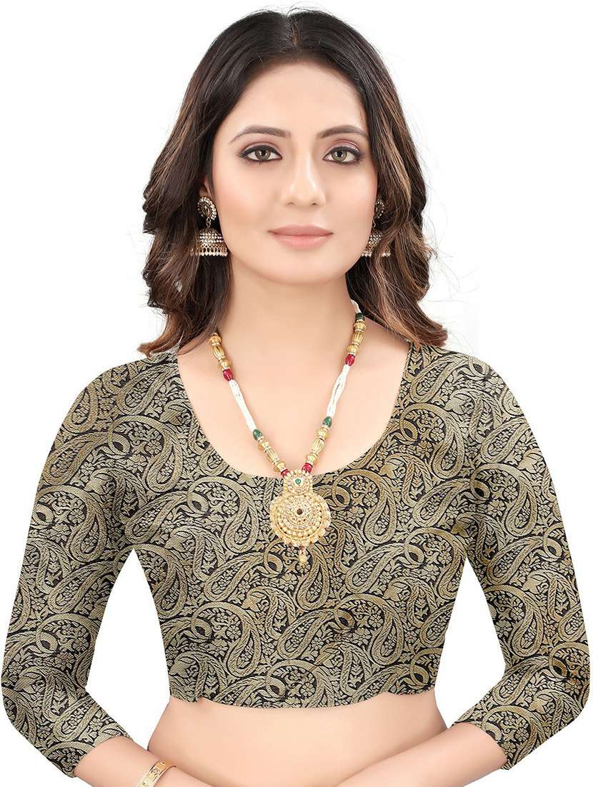 Women's Banarasi Saree With Blouse - 20075630 -  Standard Image - 2