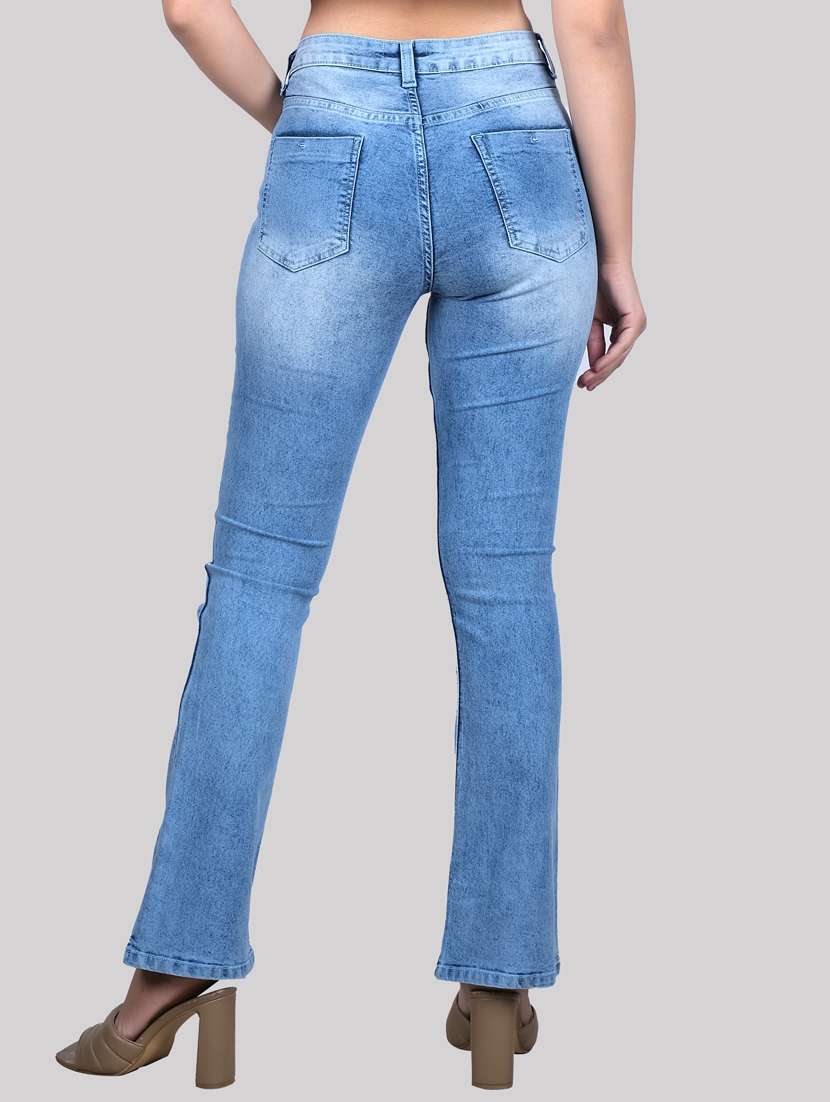 light blue mid rise denim jean - 20085276 - Standard Image - 2