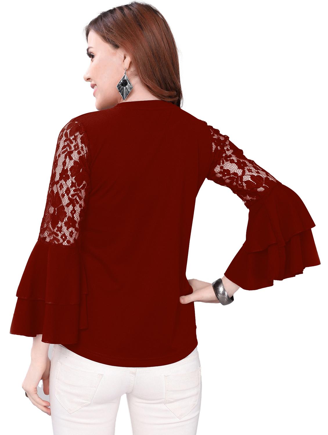 girls round neck top - 20088262 - Standard Image - 2