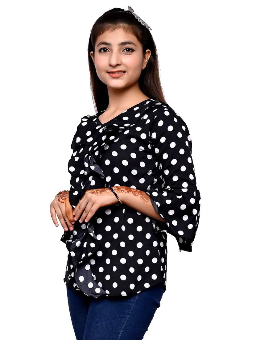 girls v-neck top - 20088306 -  Standard Image - 2