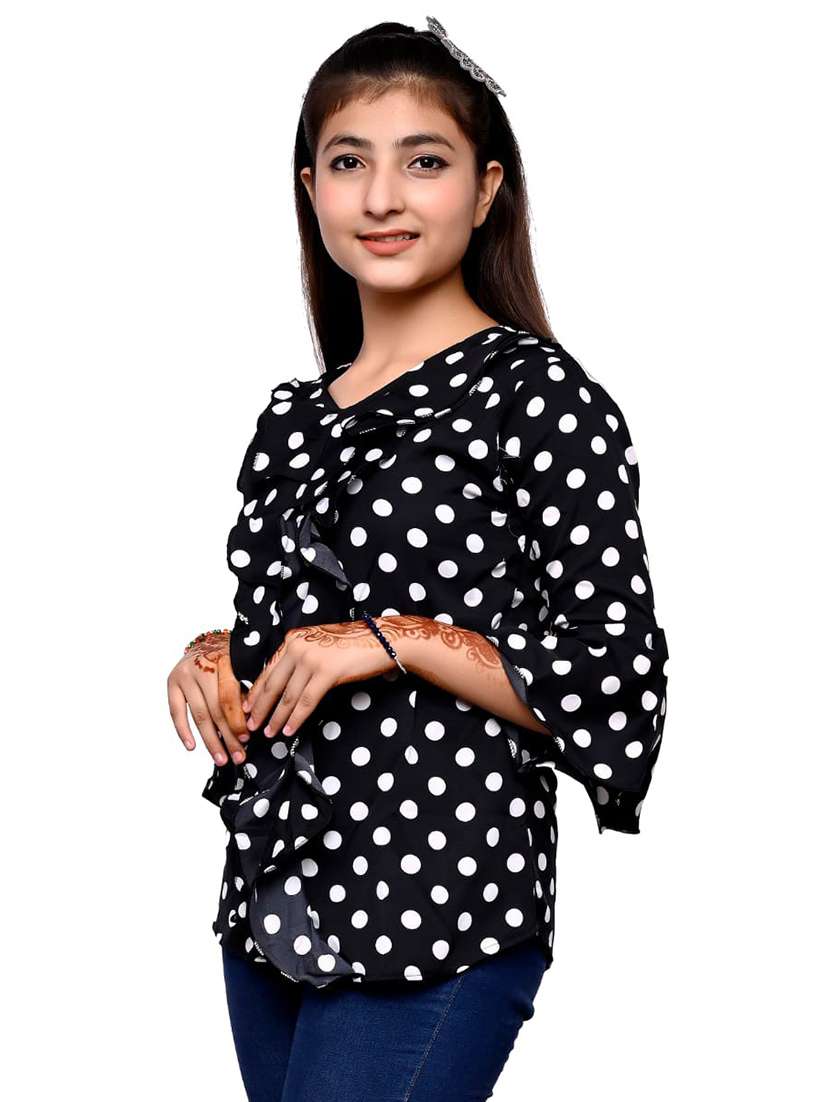 girls v-neck top - 20088308 -  Standard Image - 2