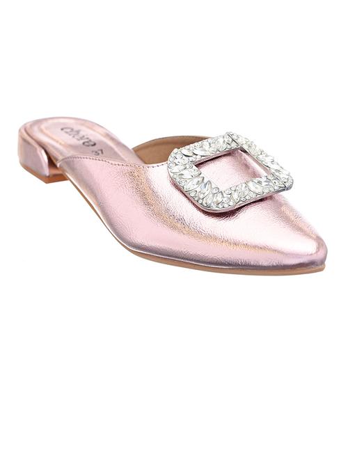 pink slip on sandal - 20088863 -  Standard Image - 0