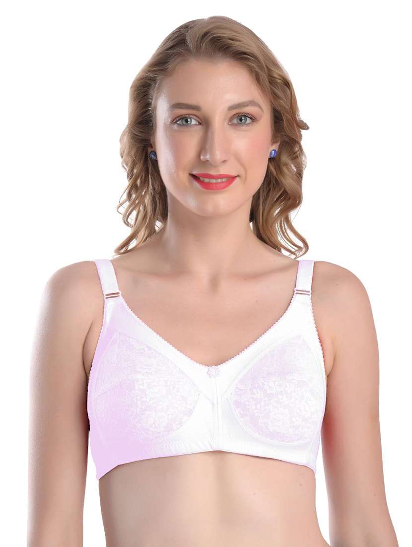 pink net tshirt bra