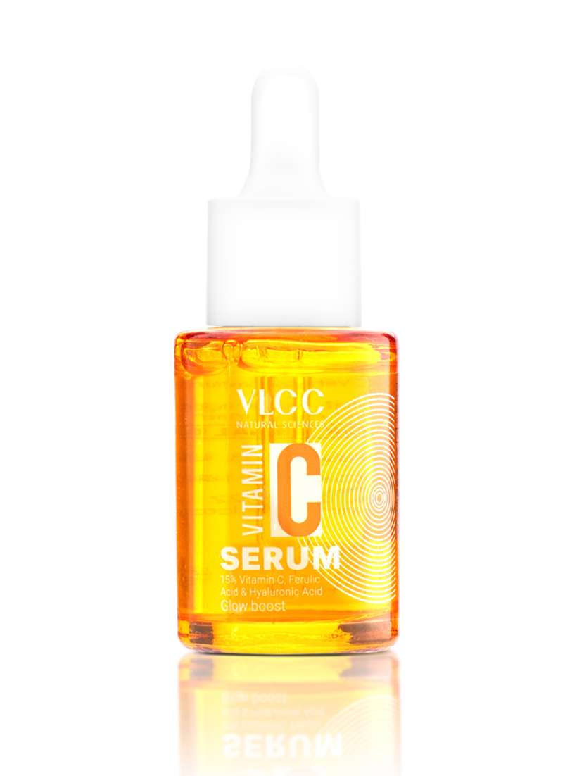 vlcc vitamin c night serum - 30 ml - for hydrates skin, boosts collagen & glow