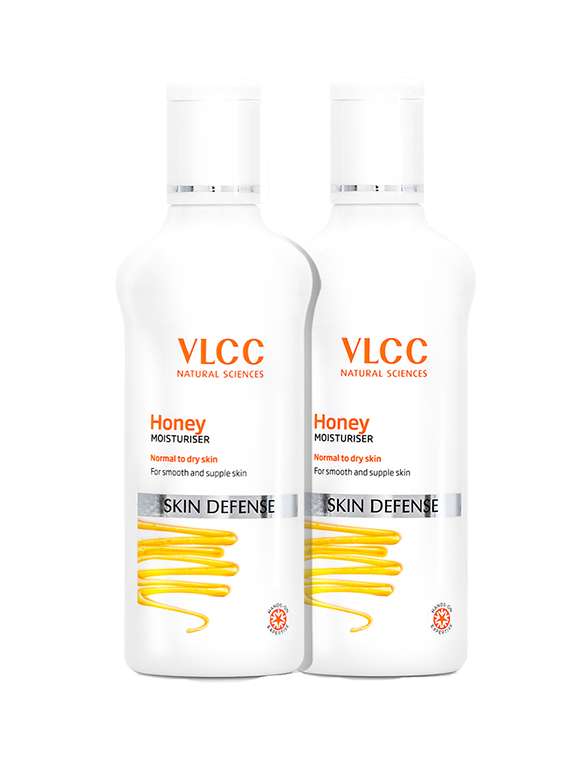 vlcc honey moisturiser - 100 ml ( pack of 2 )