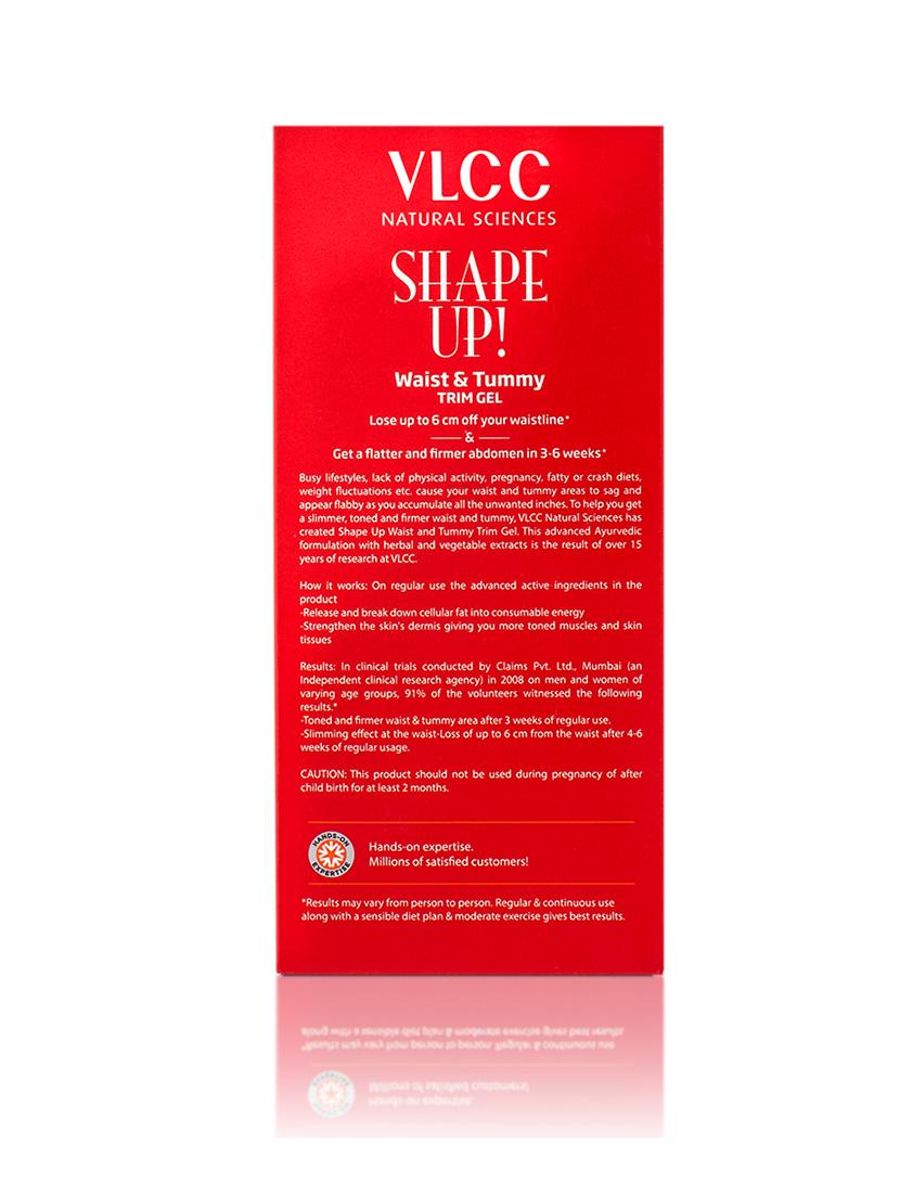 vlcc shape up waist & tummy trim gel - 200 g ( pack of 4 ) - 20092242 - Standard Image - 7