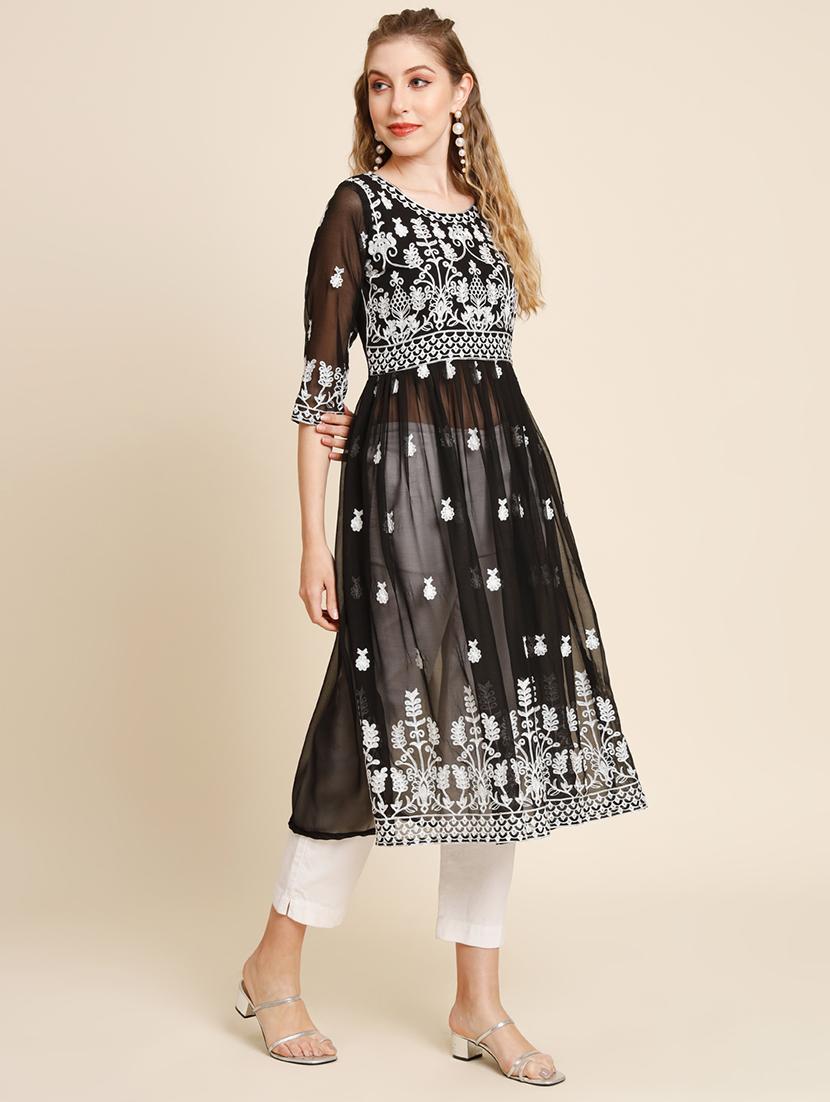 women's flared kurta - 20098275 - Standard Image - 2
