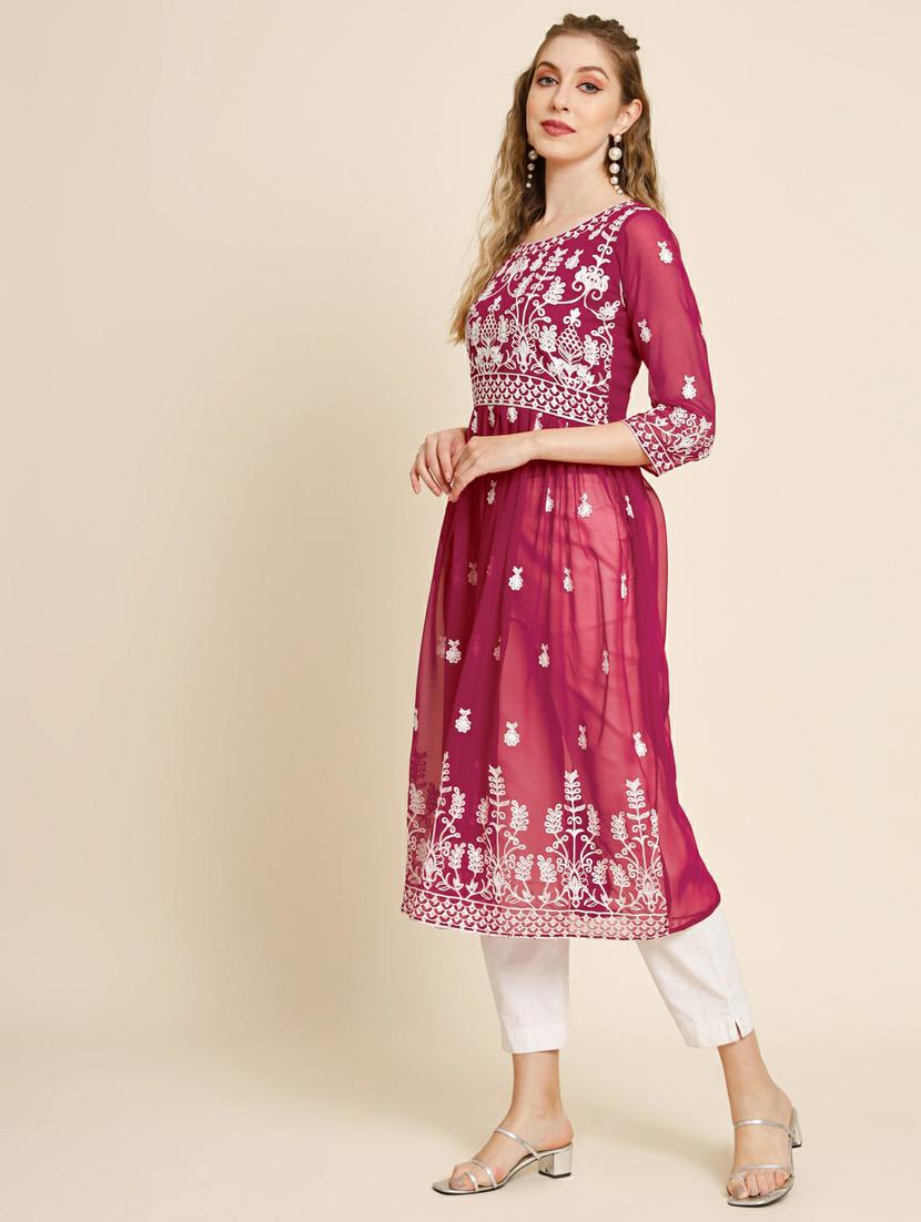 women's a-line kurta - 20098277 - Standard Image - 2