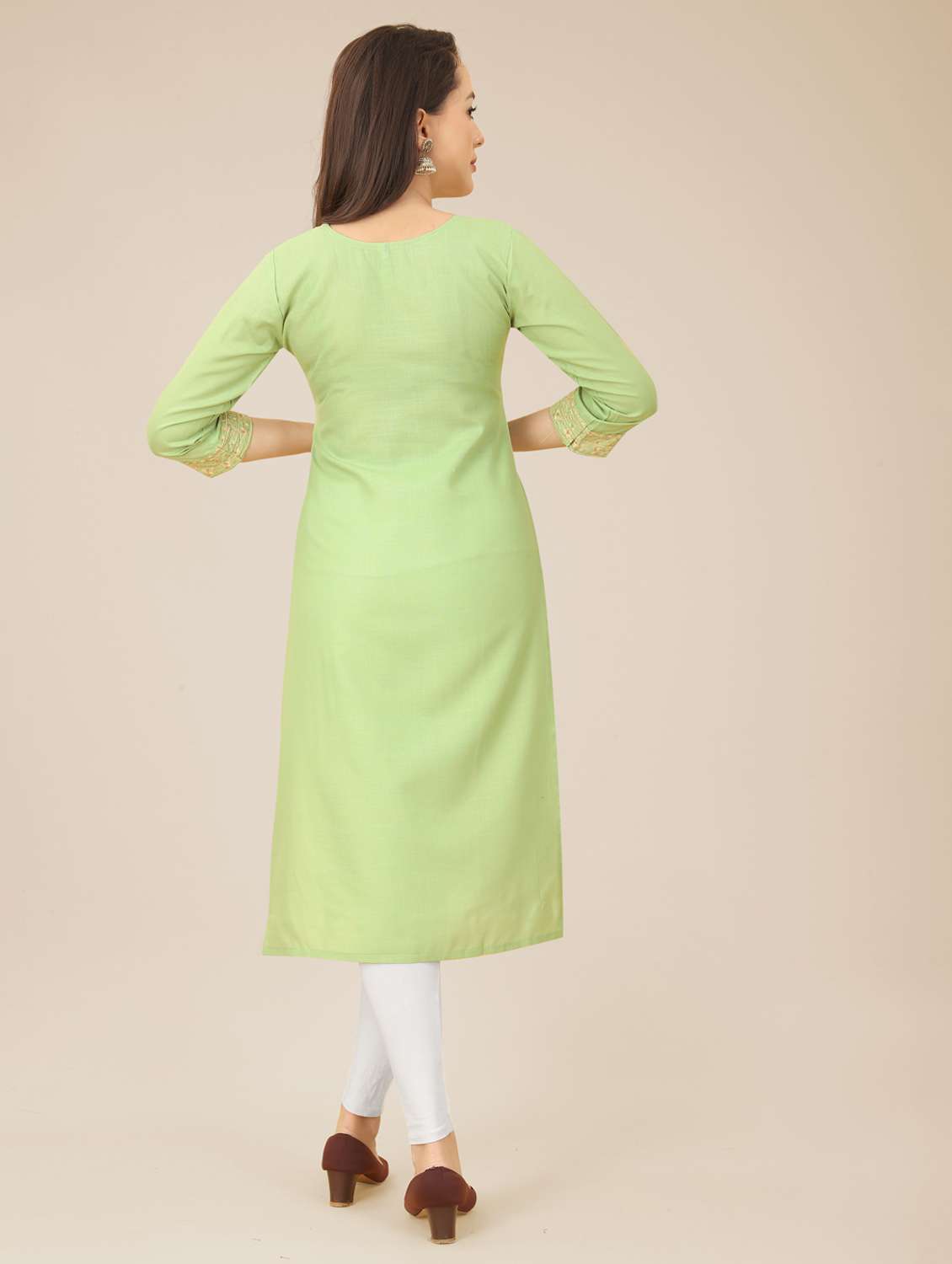 women's straight kurta - 20098429 -  Standard Image - 2