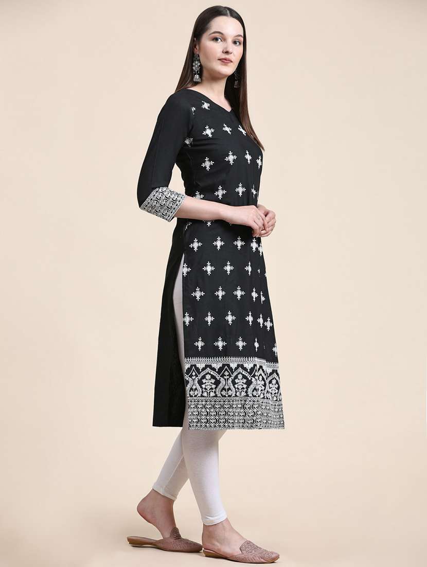 women's straight kurta - 20098453 -  Standard Image - 2