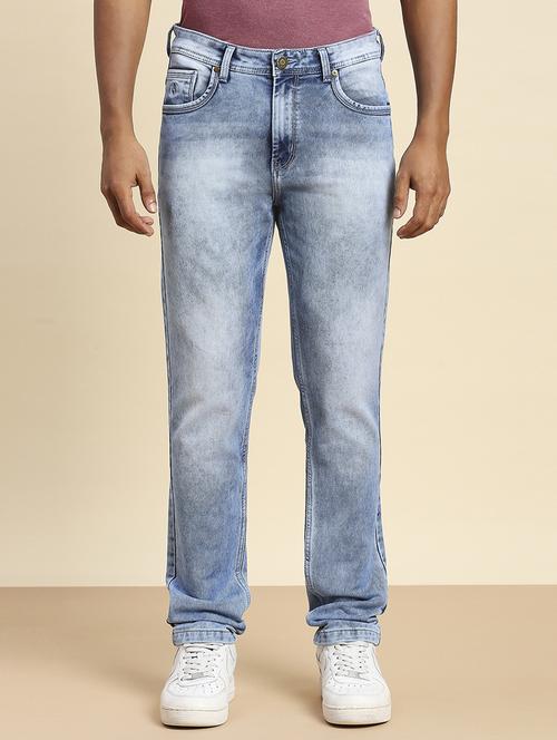 mens relaxed fit plain jeans - 20099571 -  Standard Image - 0